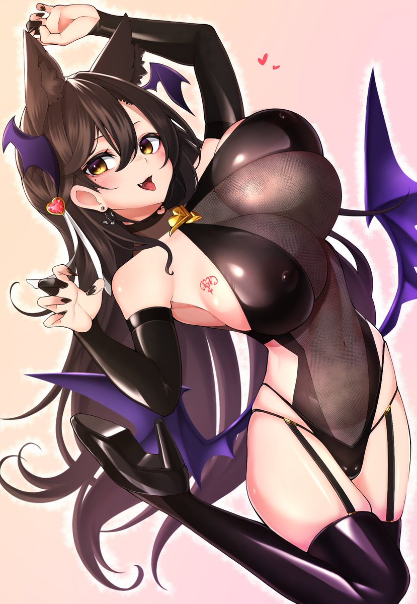 サキュバス愛宕❤️  ハロウィンとっくに過ぎたけどいつか実装していただきたい…  #アズールレーン