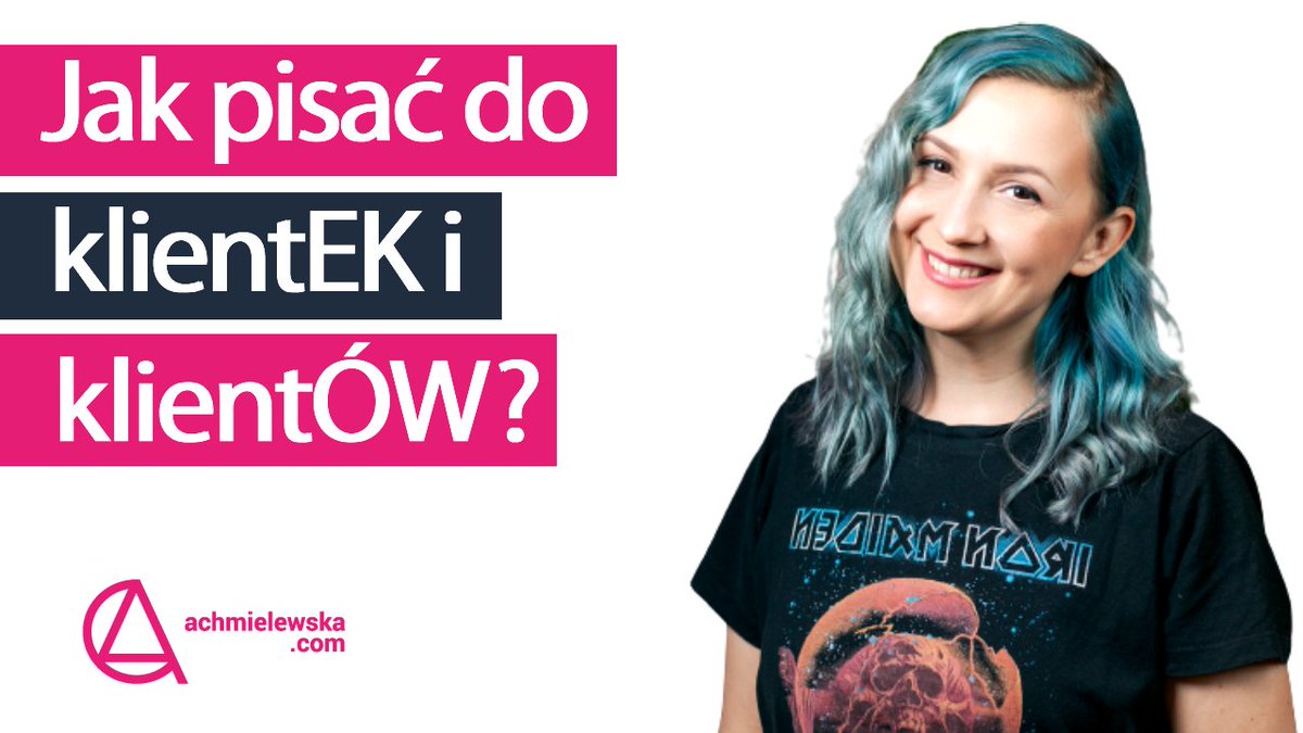 Jak pisać do klientów?

Jaki język w komunikacji biznesowej jest najlepszy?
Czy tak samo zwracać się do klientów indywidualnych i biznesowych?
I o co chodzi z tym UX writingiem?
Między innymi o tym rozmawiam z <a href="/HBielerzewska/">Hania Bielerzewska</a>  
achmielewska.com/113