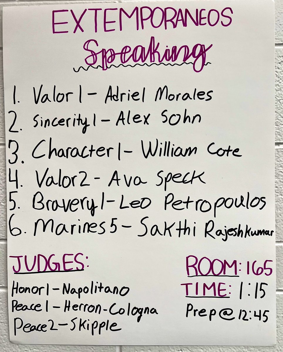 mary luckritz (@mluckritz) on Twitter photo Congratulations, Alexa Sohn on winning 3rd Place in Extemp your first Varsity <a href="/RMHS_SpeechTeam/">RMHS Speech Team</a> meet of season!  Shoutout to Novice winners Addy 5th in Impromptu, Molly 4th in Info, Eddy 5th in OO, & Cam 6th in Dec!
<a href="/RMHSMUSTANGS/">Rolling Meadows HS</a> <a href="/RMFineArts/">RMHS Fine Arts</a> <a href="/d214finearts/">d214finearts</a> <a href="/RMHSKelly/">Megan Brickman Kelly</a> <a href="/MrsWnek/">Izabella Wnek</a> Congratulations, Alexa Sohn on winning 3rd Place in Extemp your first Varsity <a href="/RMHS_SpeechTeam/">RMHS Speech Team</a> meet of season!  Shoutout to Novice winners Addy 5th in Impromptu, Molly 4th in Info, Eddy 5th in OO, & Cam 6th in Dec!
<a href="/RMHSMUSTANGS/">Rolling Meadows HS</a> <a href="/RMFineArts/">RMHS Fine Arts</a> <a href="/d214finearts/">d214finearts</a> <a href="/RMHSKelly/">Megan Brickman Kelly</a> <a href="/MrsWnek/">Izabella Wnek</a>