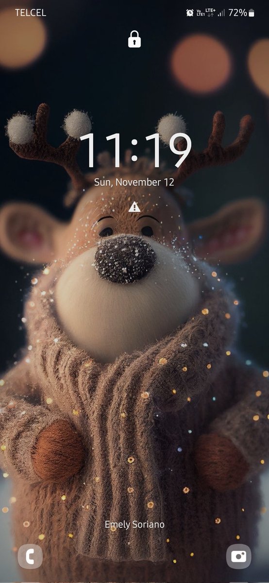 Estoy mona con mi nuevo screensaver judge all you want. #XmasIsComing 🎄