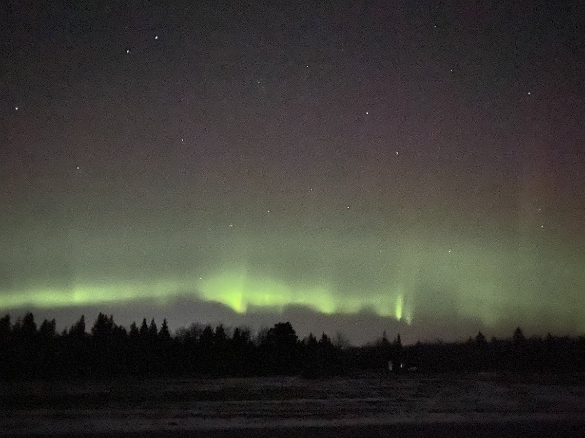 Happy Diwali 🪔 A festival of #northernlights in the #winnipeg Sky tonight ♥️💚💛💜