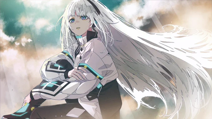 音楽的同位体 羽累(HARU)()の発売を記念したファンアートを描かせていただきました  公開されている歌声が音声合成ソフトと思えんです、す、すごい…! 発売おめでとうございます!  #春猿火 #羽累 #音楽的同位体 #KAMITSUBAKI_STUDIO
