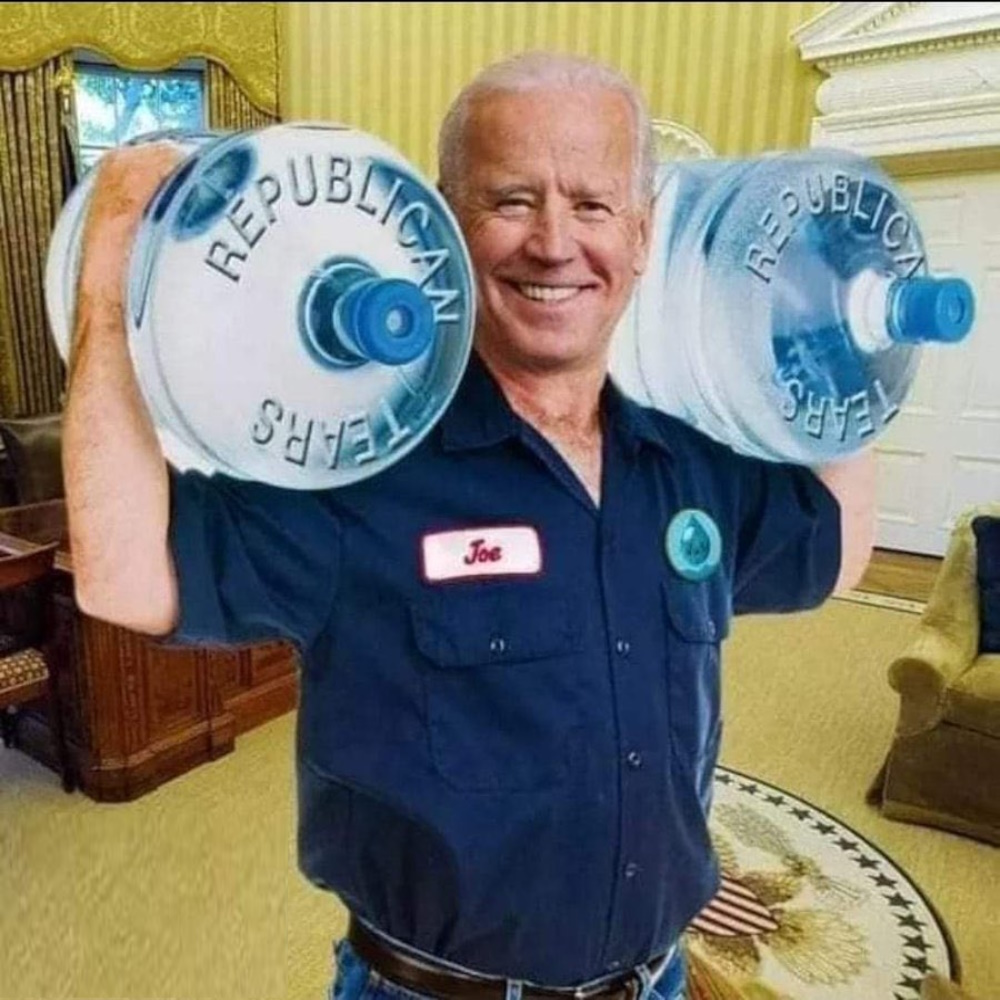 LeftoverNews's tweet photo. Nobody delivers more #RepublicanTears than President @JoeBiden! https://t.co/R3NQ9oKhi9
