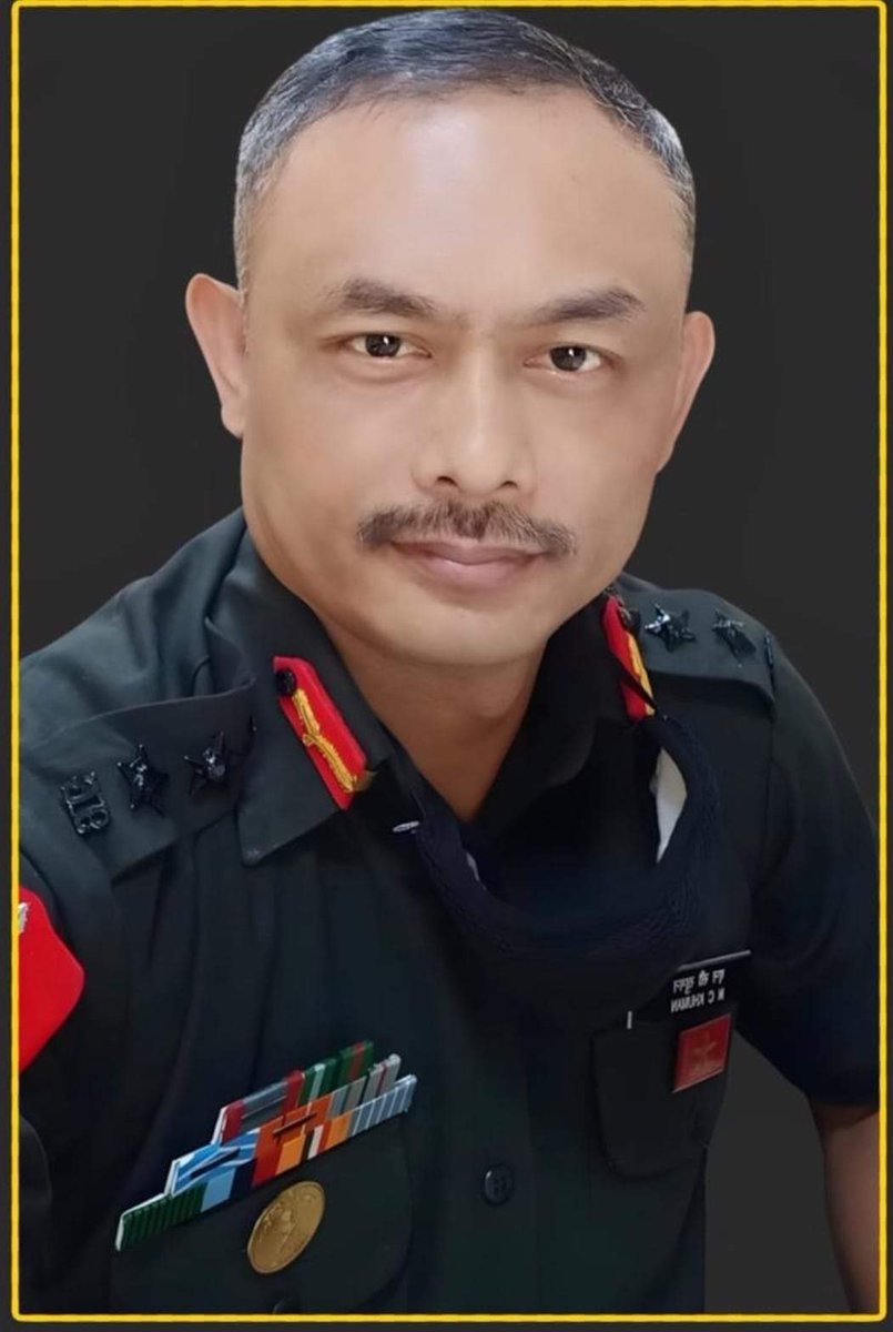 ManipurTimes's tweet photo. The Sainik School Imphal Alumni Association (SSIAA) congratulated Colonel Ngangbam Chingkheinganba Khuman (Adm. No. 947) on this great achievement and wished him good luck, success and more laurels in all his future endeavors! on being approved for the rank of Brigadier in the Indian Army. During his illustrious career of 26 years, the officer has held various important Staff and Instructional Appointments and has served in challenging areas in J&K and North East. As a Major, he held a Diplomatic Appointment as Assistant Military Attaché in Kathmandu for three years, where he was awarded with Chief of Army Staff Commendation Card.