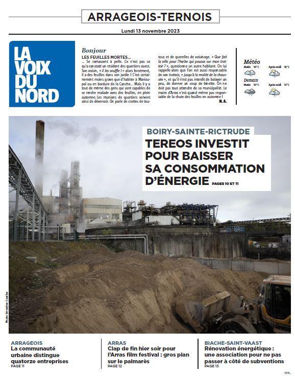 Bonjour ! Voici la Une de votre édition de ce lundi. Plus d'infos par ici >> lavoixdunord.fr/region/arras-e…