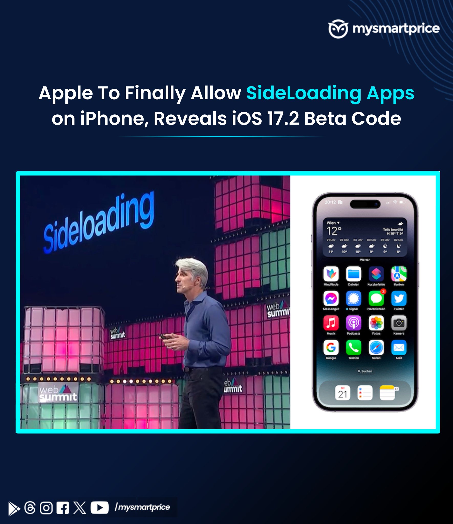 mysmartprice on X: Remember when Apple said 'Sideloading is a cyber  criminal's best friend,'?  / X