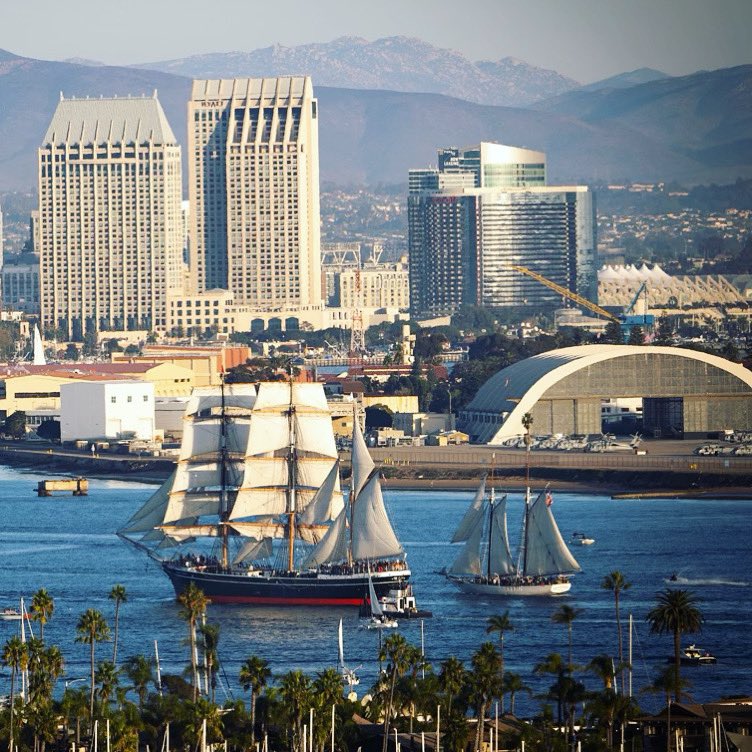 azercloud's tweet photo. The Star of India sails home to San Diego Bay after her 160th anniversary. https://t.co/QQnylAPo8x