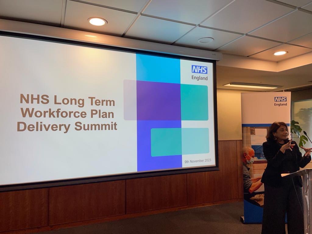 I'm delighted to have kicked off our first Long Term Workforce Plan summit last week with key stakeholders from across health and social care.   We launched this plan in June with once-in-a-generation ambitions on training places and retention measures. 🧵