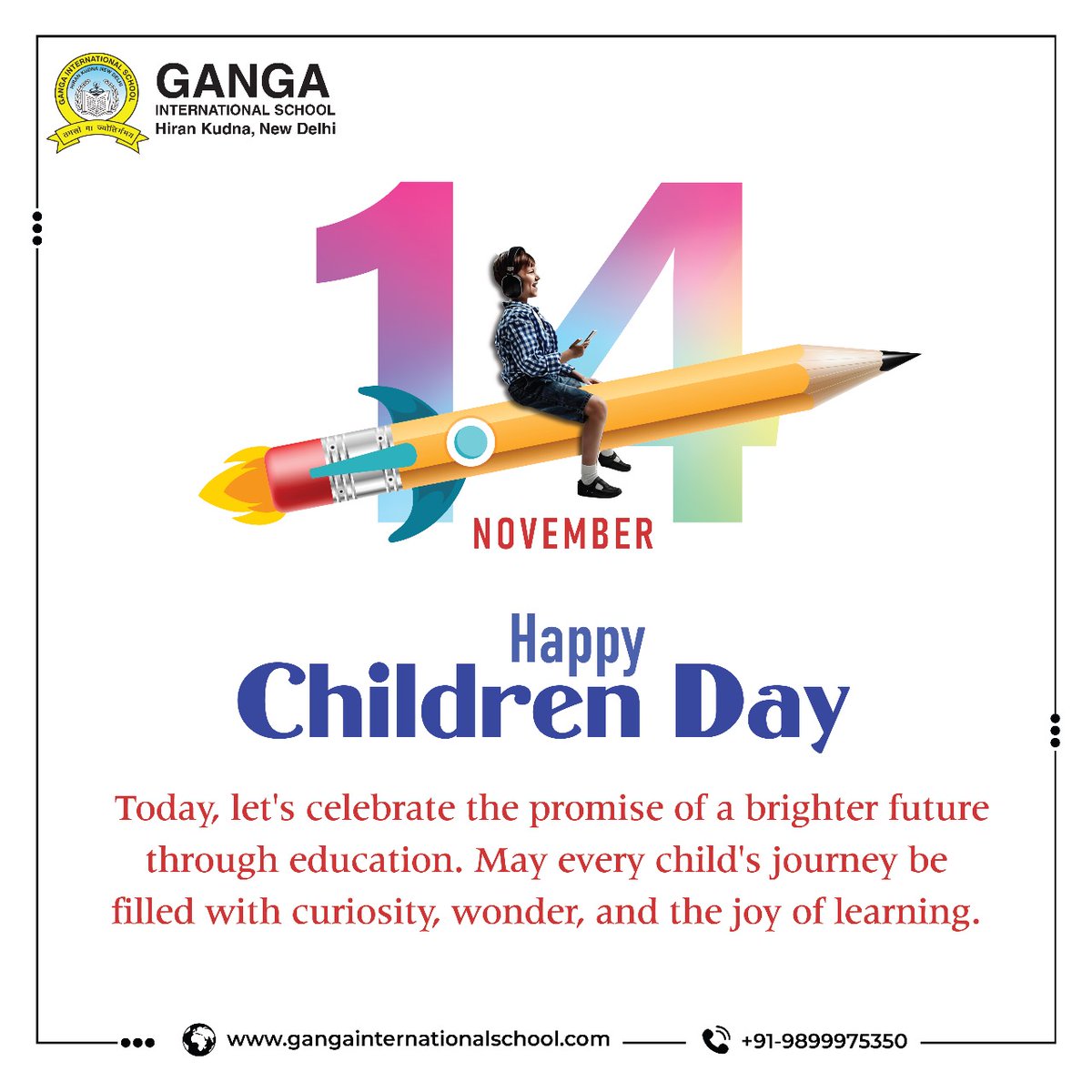 Happy Children's Day!
May their journey be filled with curiosity, wonder, and the joy of learning.
.
.
.
#childrenday #children #childrensday #kids #love #happychildrensday #child #happychildren #GIS #besteducation #Topschool #parentschoice #trustedschool #admissionopen24_25