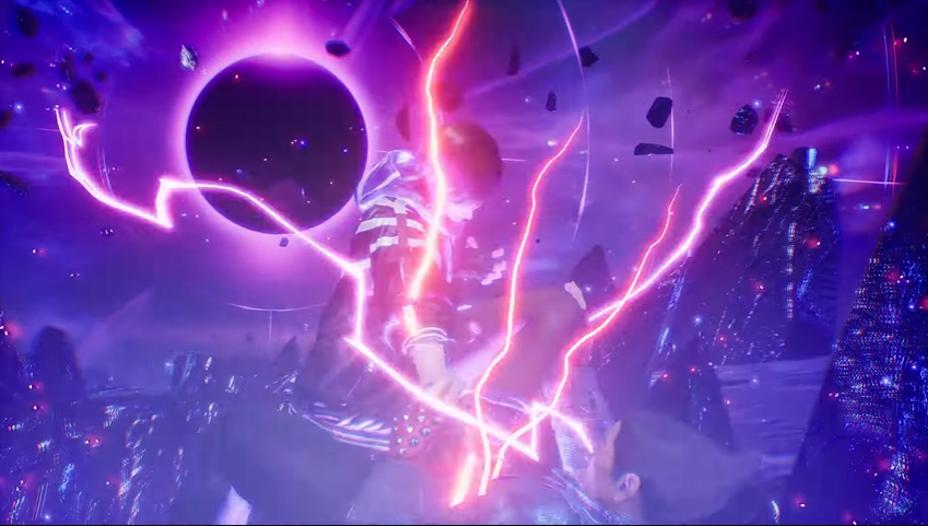 AsukaTheSparrow's tweet photo. Her rage art sends both Reina and her opponent in some kind of parallel dimension.
Back in Yoshi profile it was said Mishimas used exorcists services before. Does that mean Reina one of them?
Or she more like connected with Hachijo Clan? That last shot is so Devilishly looking... https://t.co/Lnk6T62Pnj