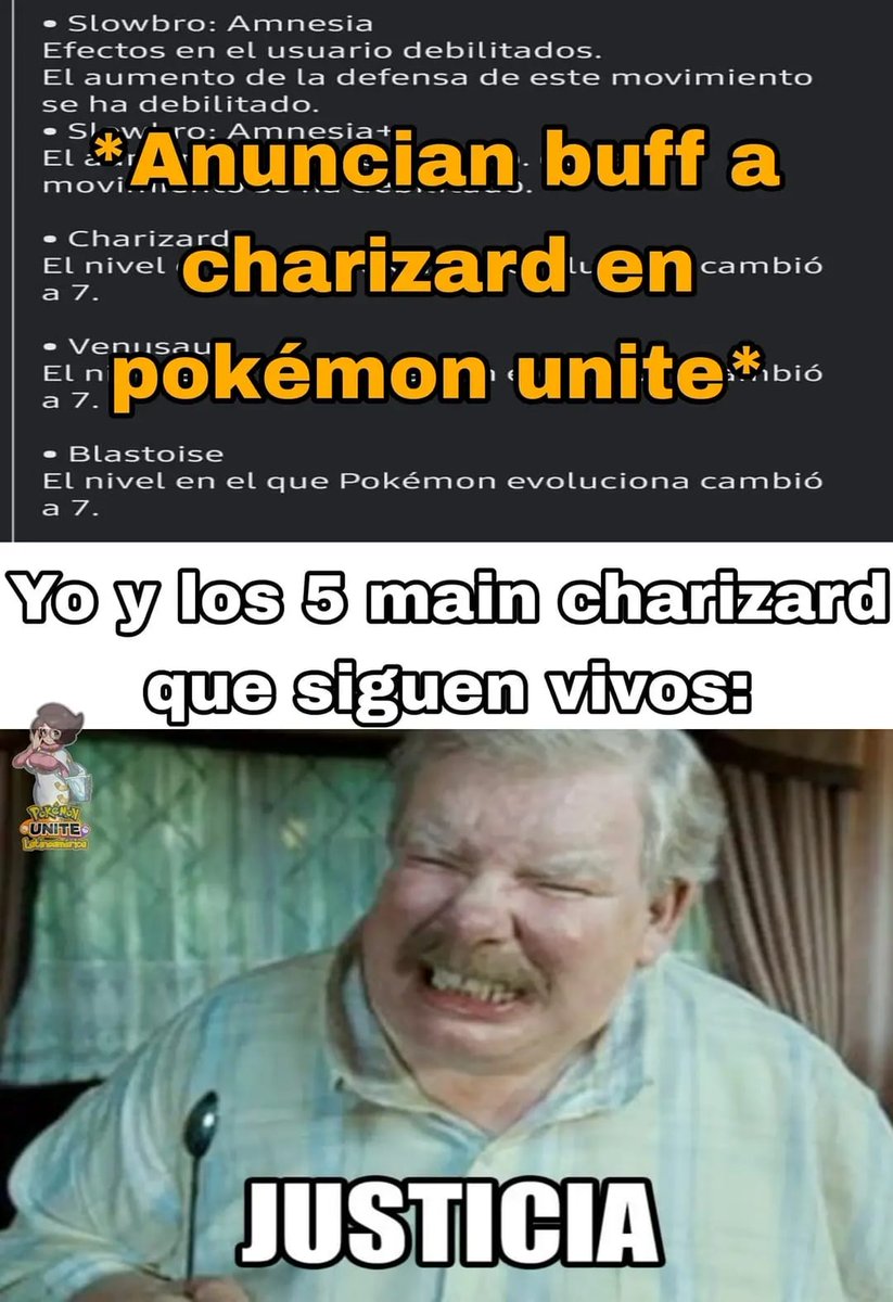 ElioTrainerPkmn's tweet photo. #PokemonUNITE
Justicia a charizard #BuffCharizard https://t.co/xXd1wZnSQr