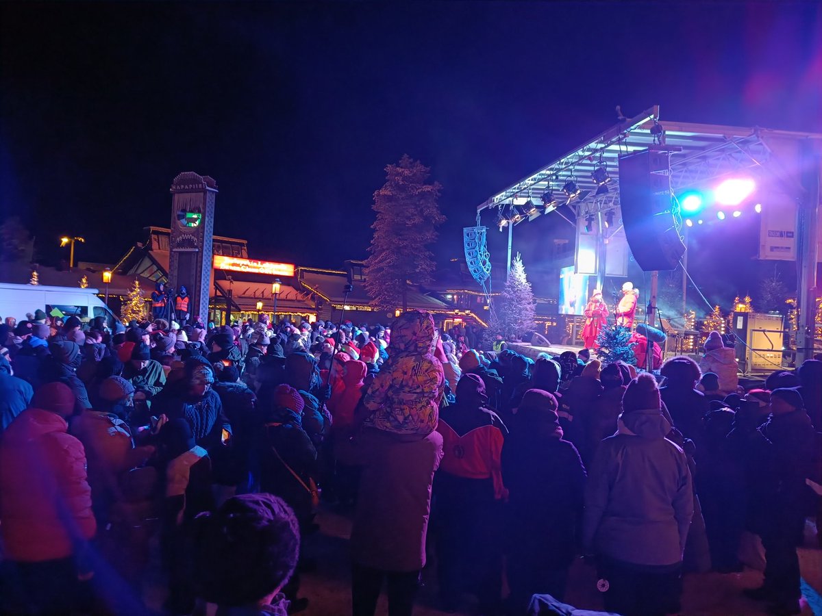 #Christmas season 2023 is now officially open. #Santa's village yesterday and the opening ceremony. #rovaniemi #visitLapland #Finland