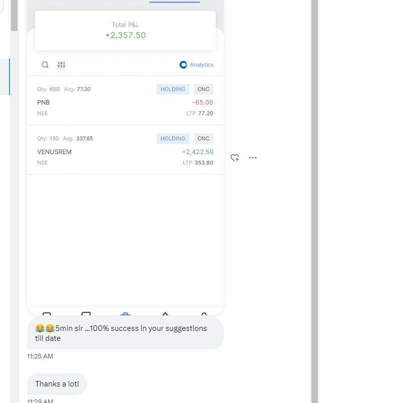 darvasboxtrader's tweet photo. 100% Success..π§π§ I think he forgot to buy #Shankara , #Faze3 and few more....π€£π€£ https://t.co/n9xVUO5q9Q