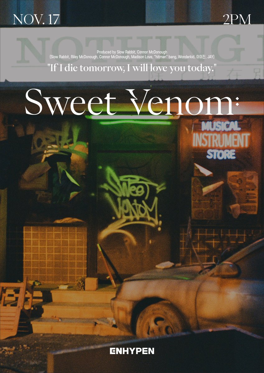 #ENHYPEN <Sweet Venom> Title Poster

#엔하이픈 #ORANGEBLOOD #SweetVenom