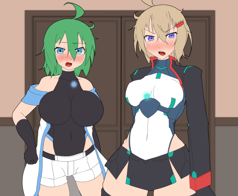 あれから数カ月。何やら不審な人物が出入りしてると通報を受け率先し現場調査に向かった魔砲使いだったが部屋に入るや否や凛々しい表情は鳴りを潜め、献上したデバイスの代替に身に着ける光学術式を解除し大きくなってきたお腹を見せ寵愛をうけた後上層部に「異常なし」と報告するシチュ下さい。 