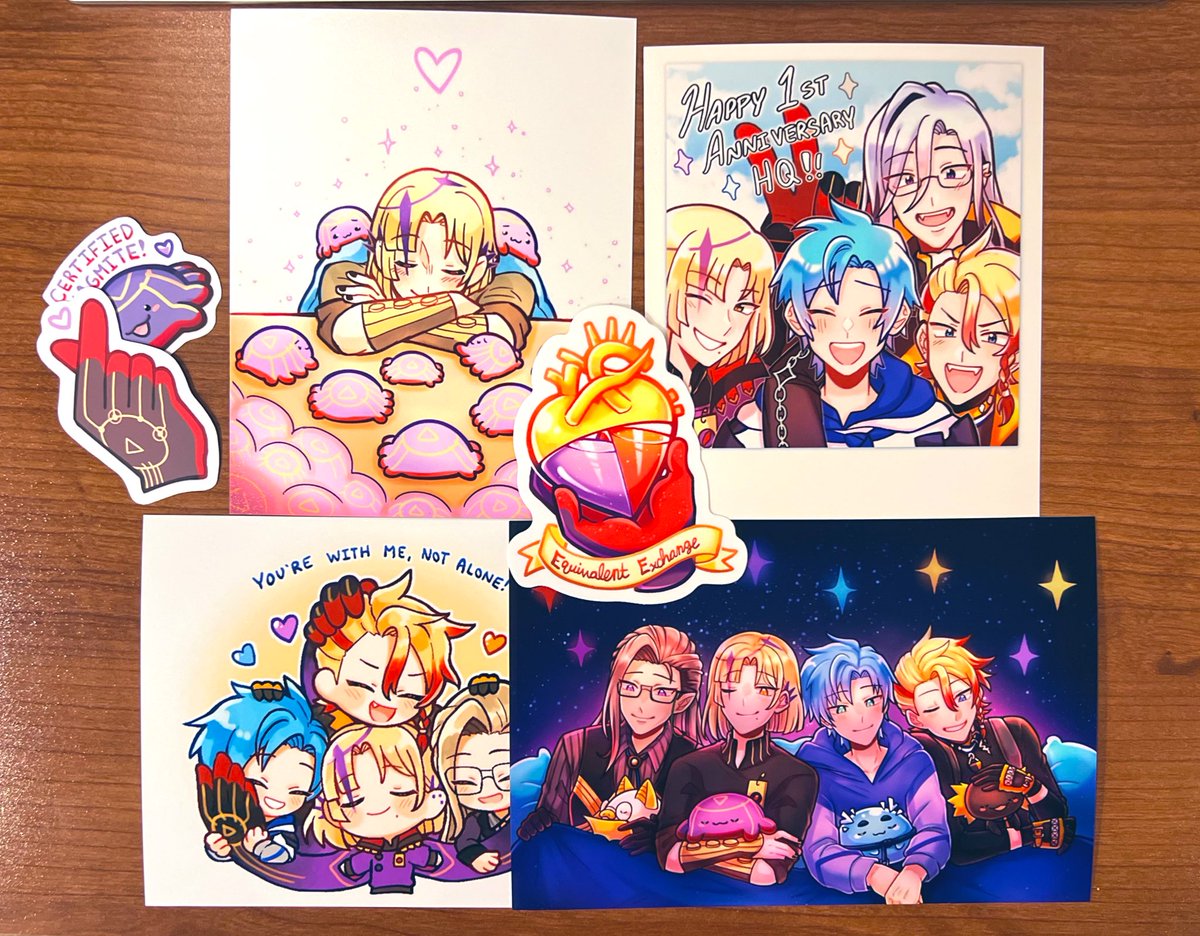 Yeee! Got my prints and stickers from @ZeitaraArt ✨ Always happy to support a good cause! Ty Zei!