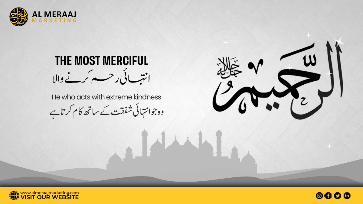 Almeraajgroups's tweet image. The Most Merciful
انتہائی رحم کرنے والا
He who acts with extreme kindness.
وہ جو انتہائی شفقت کے ساتھ کام کرتا ہے

#Allah #Allahuakbar #AllahNames #allahhuakbar_challenge #allah_is_my_love_challenge #boundless #compassion #goodness