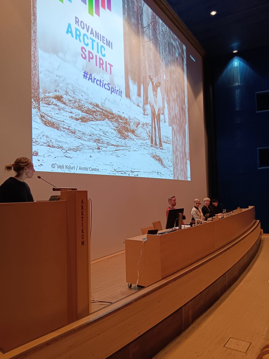 Rovaniemi #ArcticSpirit 2023 is starting today with pre-event on #Arctic narratives and welcoming reception later in the evening.

Weather in Rovaniemi is also quite arctic, hope you packed enough warm clothes 🙂
