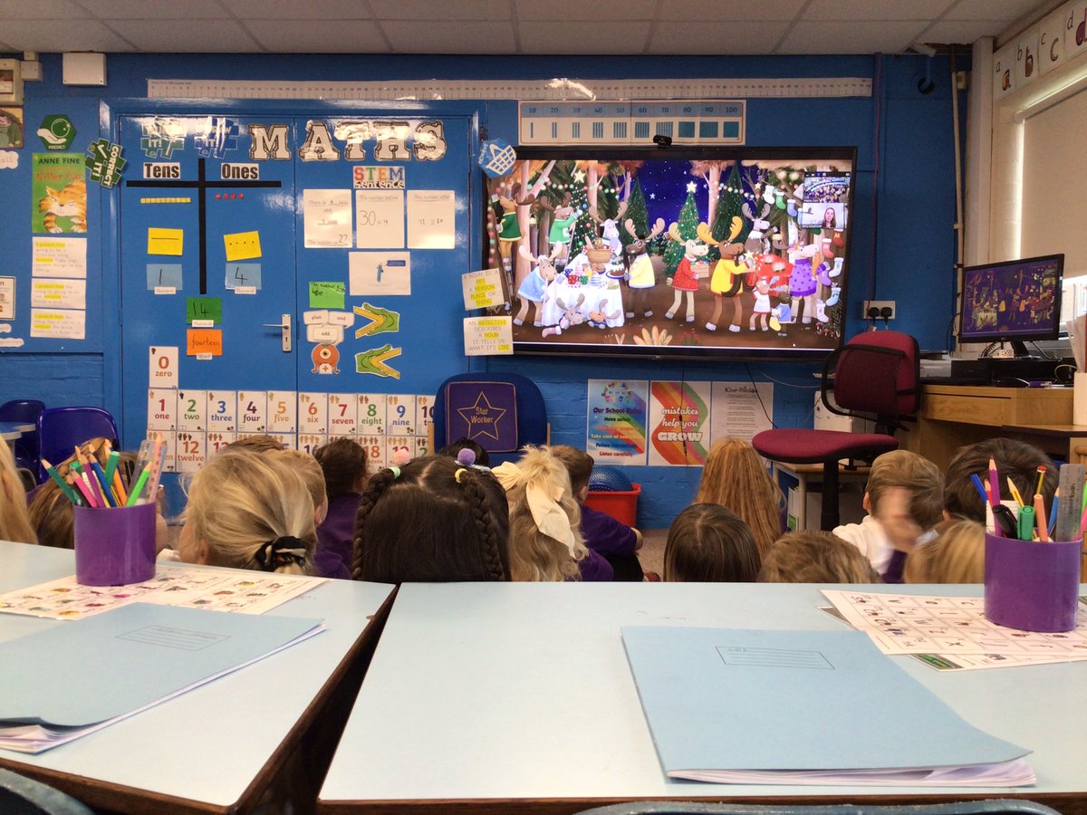 Maple Class were so lucky to have author <a href="/EmilyLloydGale/">Emily Lloyd-Gale</a> read her new Christmas book to them via a live video call! ✨ #BspsYear2 #BspsEnglish #BspsReading