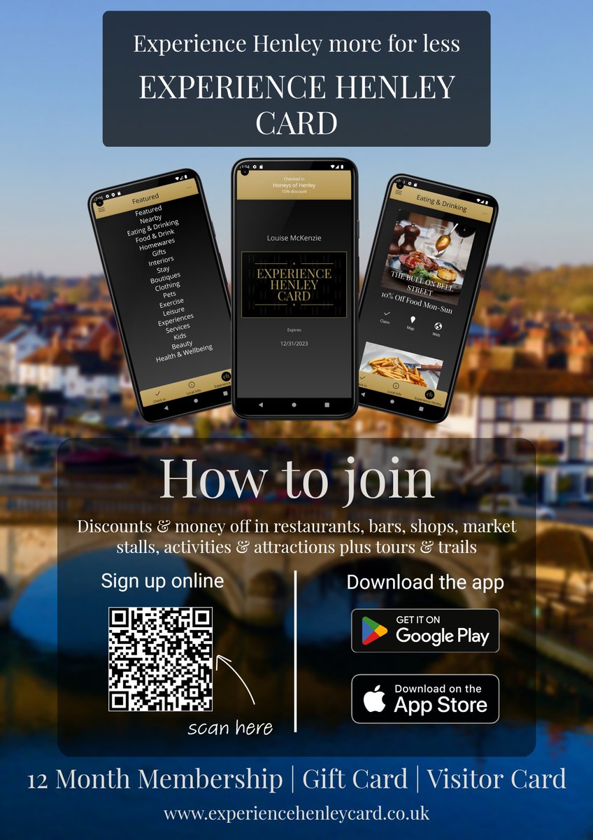 Experience Henley Card & App tweet media