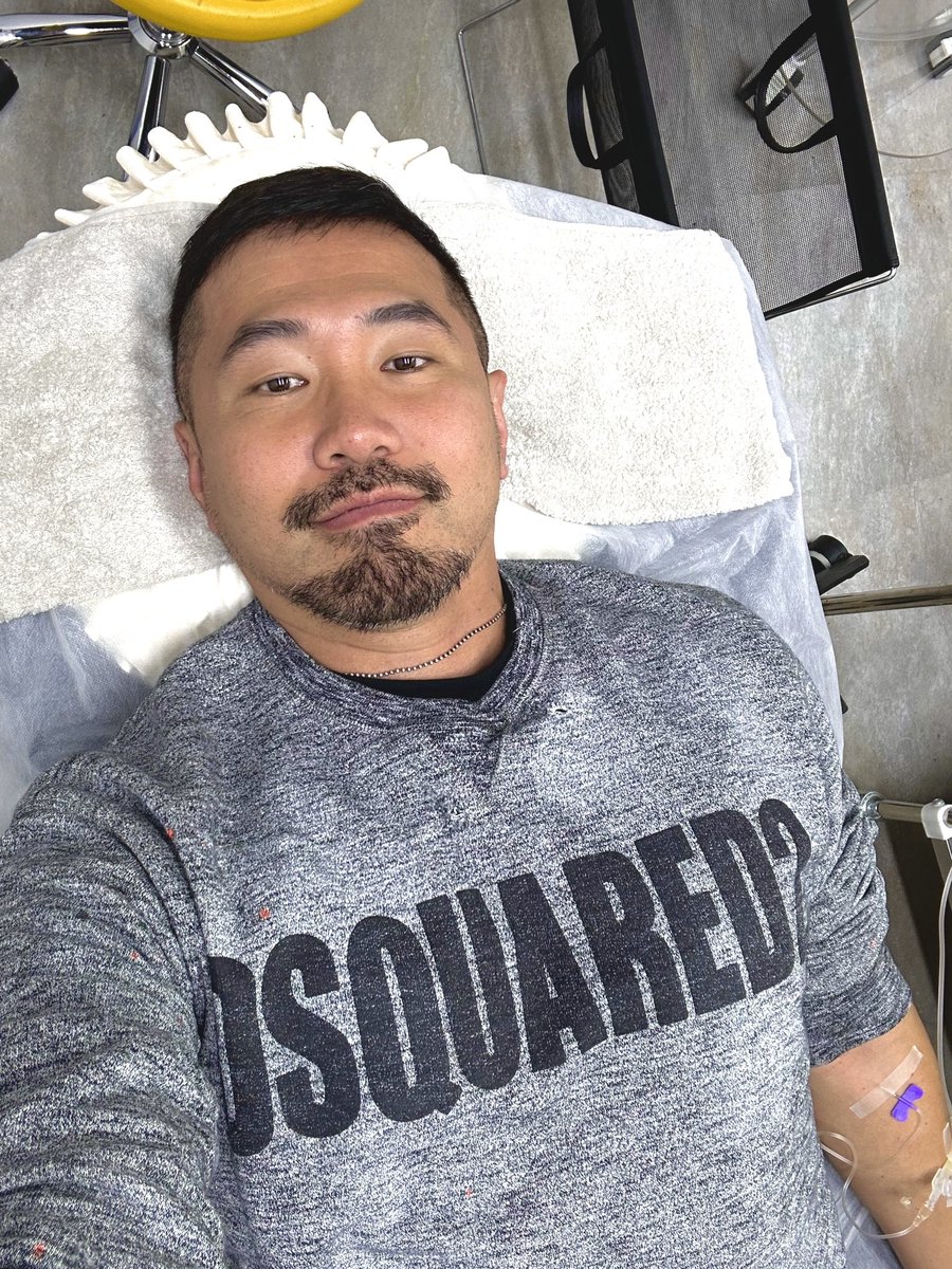 人生初のエクソソーム点滴✨
どう効果が出るのか楽しみ！