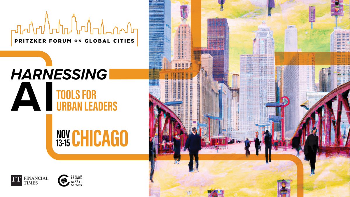 STS Global Co-Founder, @anshu_seeds, will be joining multi-sector global leaders today at the #PritzkerForum on Global Cities in Chicago, Illinois, USA, to discuss #ArtificalIntelligence's impact on cities and urban life.

@FT @ChicagoCouncil @_GlobalCities @manu_seeds