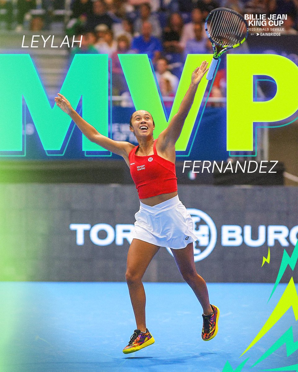 Leylah the Legend ❤️

#BJKCupFinals | <a href="/TennisCanada/">Tennis Canada</a> | <a href="/leylahfernandez/">leylahfernandez</a>
