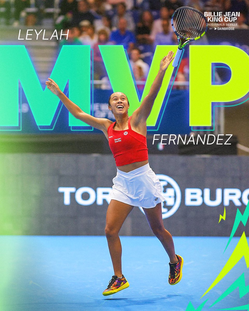 Leylah the Legend ❤️

#BJKCupFinals | @TennisCanada | @leylahfernandez