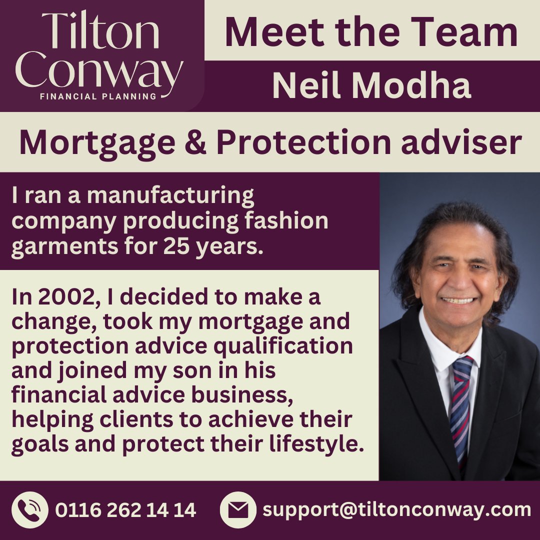 Meet the Team | Neil Modha

Read his full Team page here: tiltonconway.com/your-team/neil…

Get in touch:
📞: 0116 262 14 14
✉️: support@tiltonconway.com
💻: tiltonconway.com

#femaleentrepreneurs #femalebusinessowners #femalefinance #finance #financialadvice #uk #wealthmanager