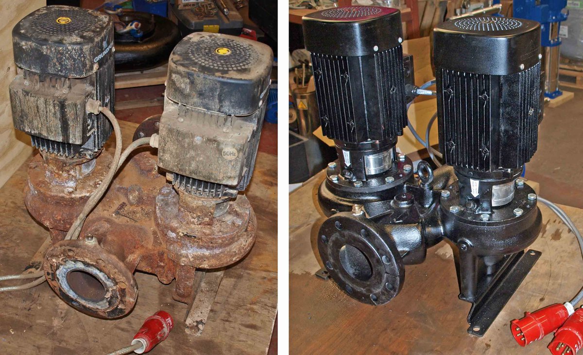 Flowmechltd's tweet image. As good as new!! 
For any pump repairs/restorations please call us on 0116 242 5425 alternatively contacts us at info@flowmech.co.uk #Flowmechltd #MondayMotivation #repair