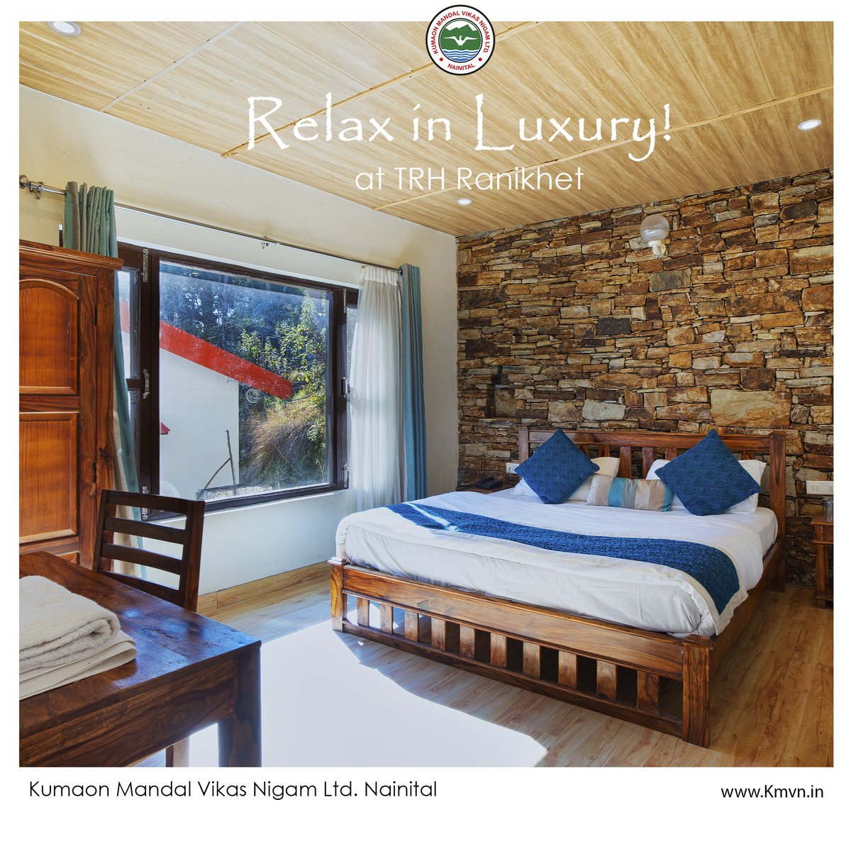 Breathe deeply and reconnect yourself with nature. TRH #Ranikhet welcomes you to experience the radiant sun, breathe in the pure air, and above all enjoy the warmth of our ever-welcoming people. Add #Kumaon to your itinerary and create everlasting memories with KMVN.