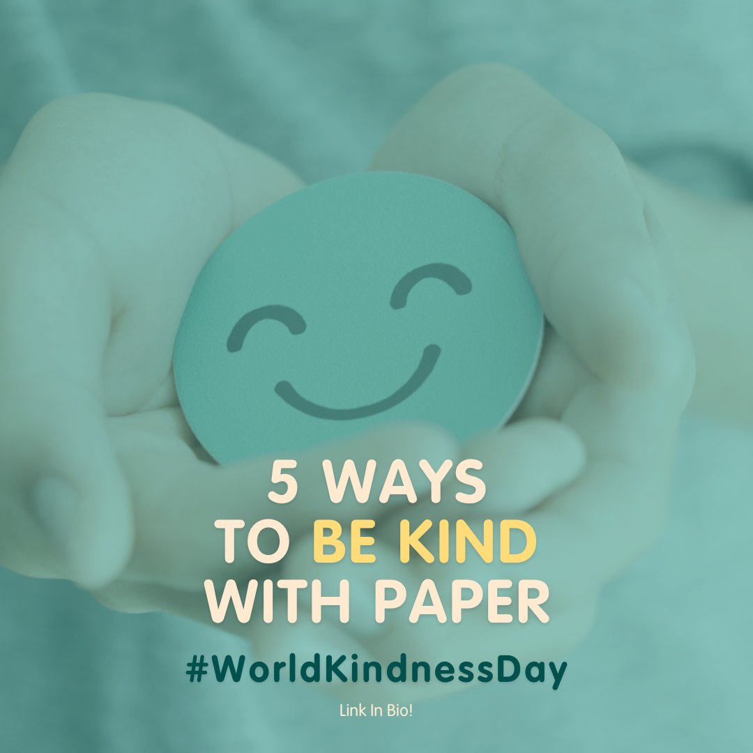 🌍✉️ Embrace the power of paper on World Kindness Day! Explore how handwritten notes and eco-friendly choices make a big impact. 📝💚

Spread love with paper! 

bit.ly/42IGbl7

#WorldKindnessDay #LovePaper