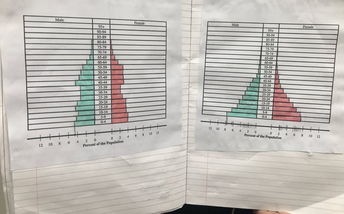 Stceciliasgeog's tweet image. Well done to these 9 Faith #geography pupils who successfully analysed population data to create impressive population pyramids. #NeatWork #PopulationPyramids #PresentationSkills @StCeciliasDerry