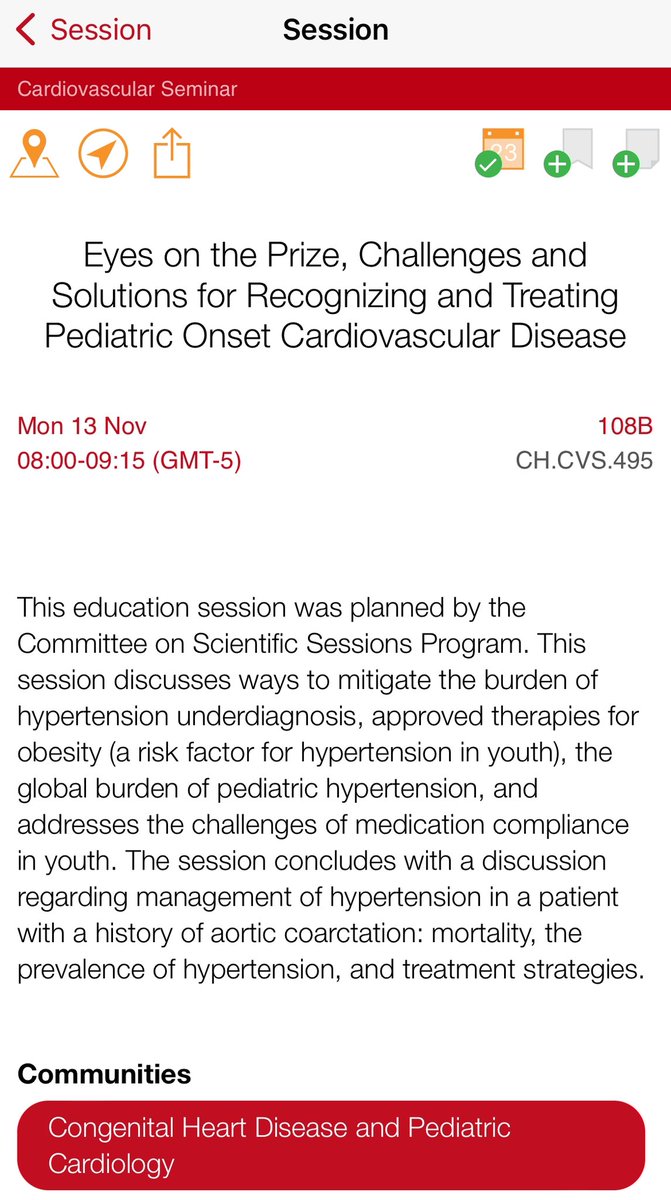 Honoured to speak during the 8AM educational session on “International paradigms for addressing paediatric hypertension” at #AHA23 🙏@brandimwynne Please join in 108B to learn more about the challenges and solutions for recognising and treating paediatric onset CVD