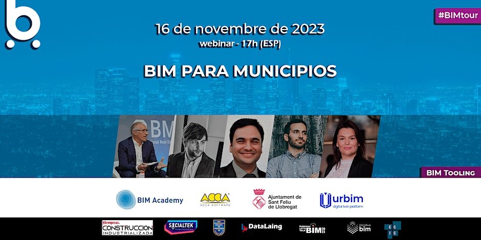 buticSchool's tweet photo. 😃Nueva sesión de #BIMtour el próximo jueves 16-11 cuyo tema central será el #GeoBIM, los modelos #BIM y la digitalización de una ciudad en #3D.
Inscripción gratuita ✒ https://t.co/7GCSkOizeO https://t.co/DLCZMME4Az