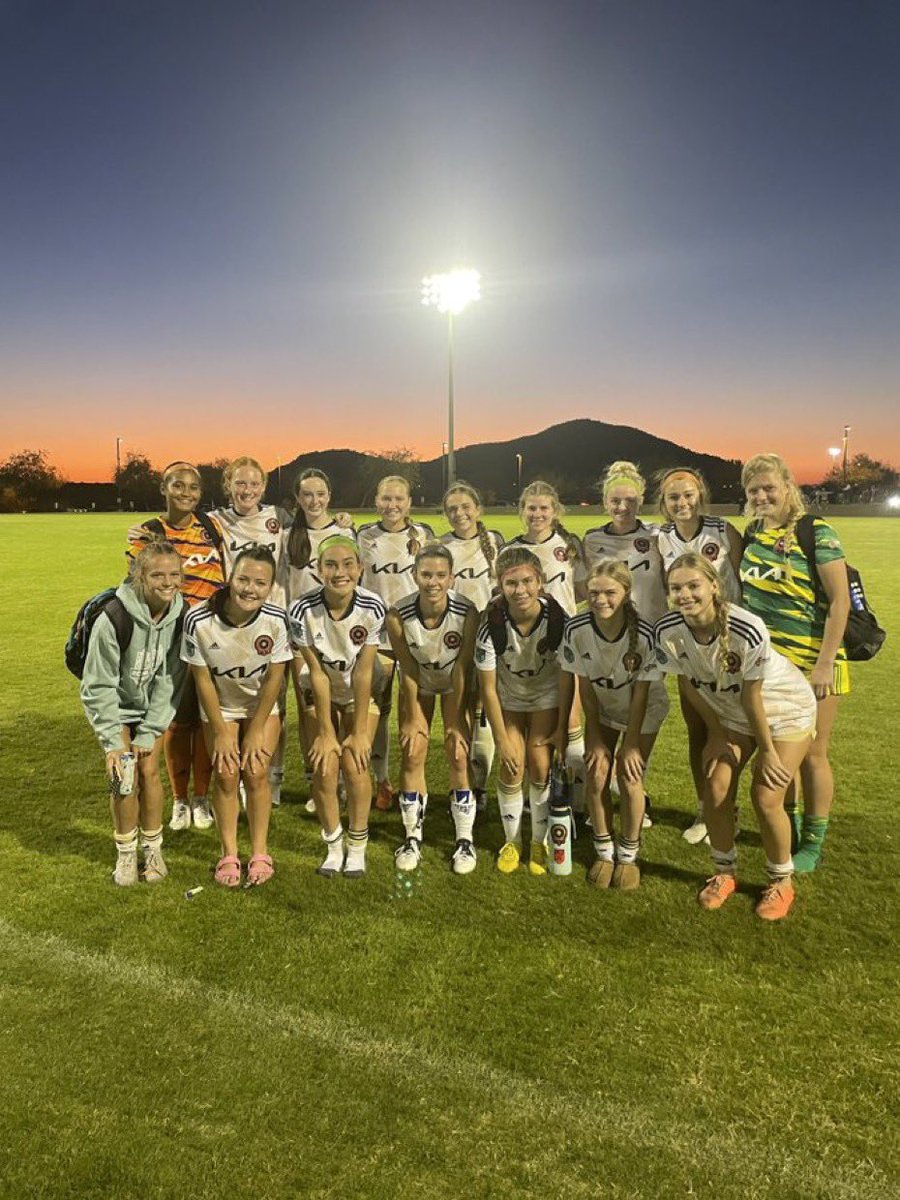 Had a great time in Phoenix this weekend. Going undefeated made it that much better. Thanks to all the coaches that took time to come watch us play. Time to get back to conference play.