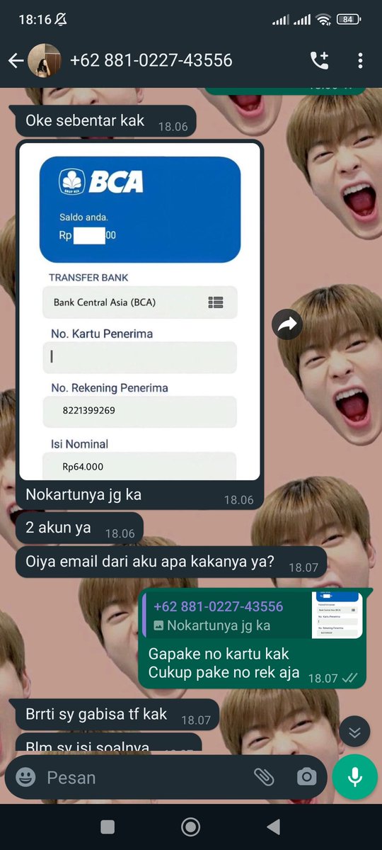 cloudynims_'s tweet image. Diduga mau nipu⚠️
Hati-hati untuk semuanya terutama yg baru terjun nge ba kalo ada yg minta nomer kartu pas payment gausa dikasih. Alhamdulillah bisa terhindar dr hal semacam ini #zonauang #zonaba