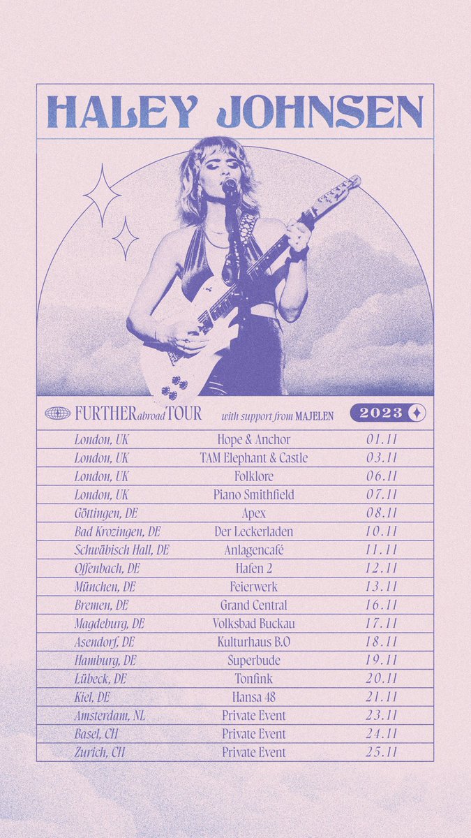 On tour in Germany right now! Playing #munich tonight 🥰