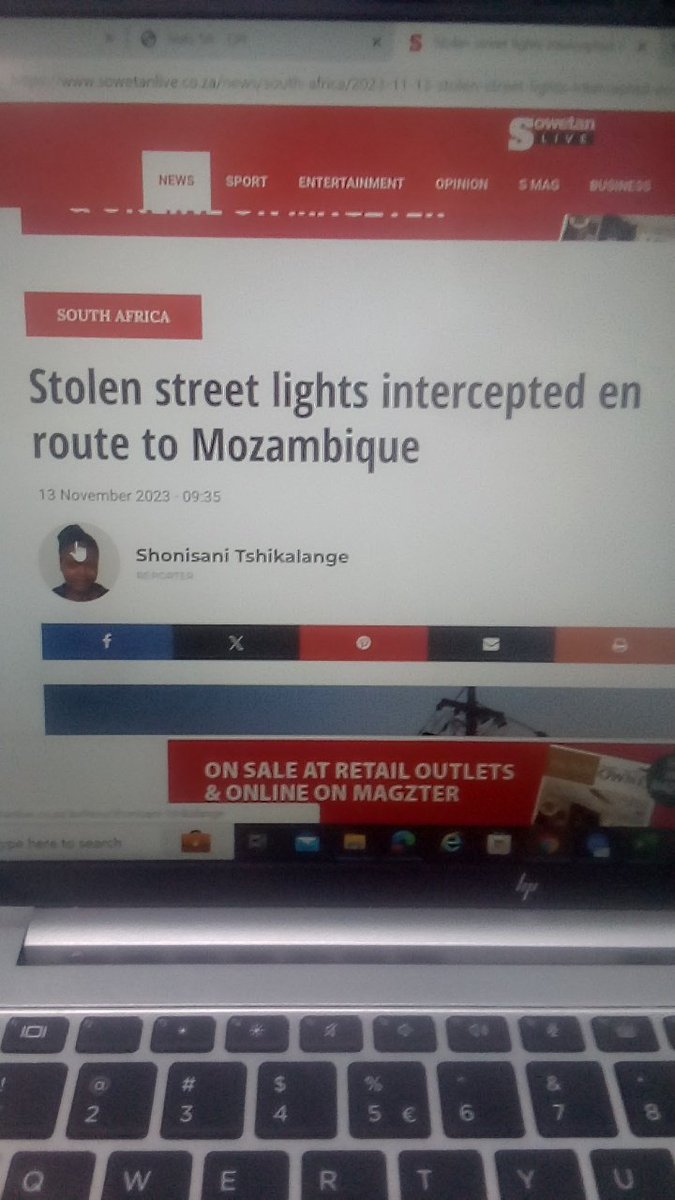 This is really bad... Next time we'll wake up and find the Whole Mzansi in Mozambique.. Singenelwe. Mamanzi ngendlini...!!