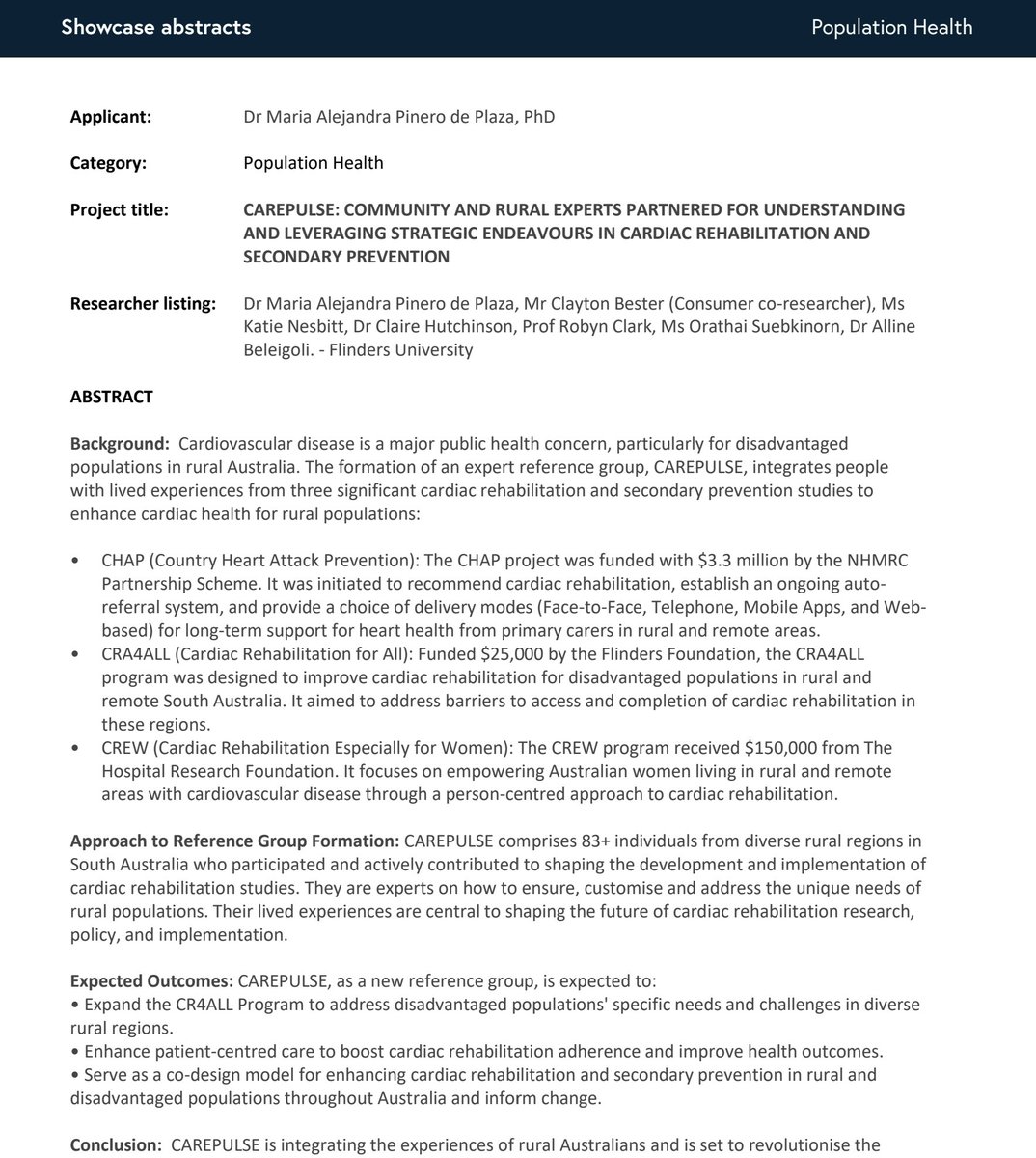 MariaAPinero's tweet image. Excited to present my poster/abstract at the 2023 SA Cardiovascular Showcase on Nov 17! Grateful for the opportunity to share insights and contribute to advancing cardiovascular research locally and globally.  doi.org/10.25451/flind…
#SACardioShowcase2023 #ResearchPresentation