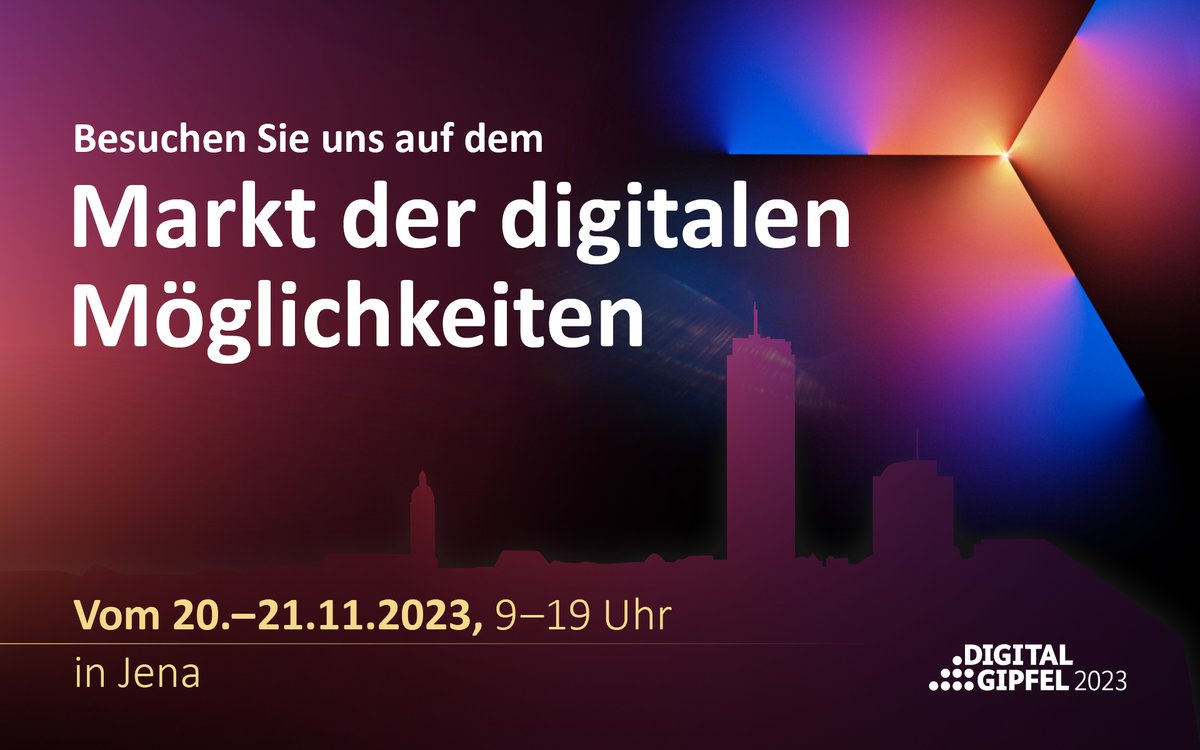 FAIR Data Spaces (@fairdataspaces) on Twitter photo Meet us next week at the #digitalgipfel in Jena. On November 21 from 2 to 4 p.m., you will have the opportunity to learn more about our use case for the secure and data protection-compliant analysis of medical data.
📍Pass by <a href="/EAHJena/">Ernst-Abbe-Hochschule Jena</a> and visit us at the @NFDI booth 👥
#rdm #FAIR Meet us next week at the #digitalgipfel in Jena. On November 21 from 2 to 4 p.m., you will have the opportunity to learn more about our use case for the secure and data protection-compliant analysis of medical data.
📍Pass by <a href="/EAHJena/">Ernst-Abbe-Hochschule Jena</a> and visit us at the @NFDI booth 👥
#rdm #FAIR