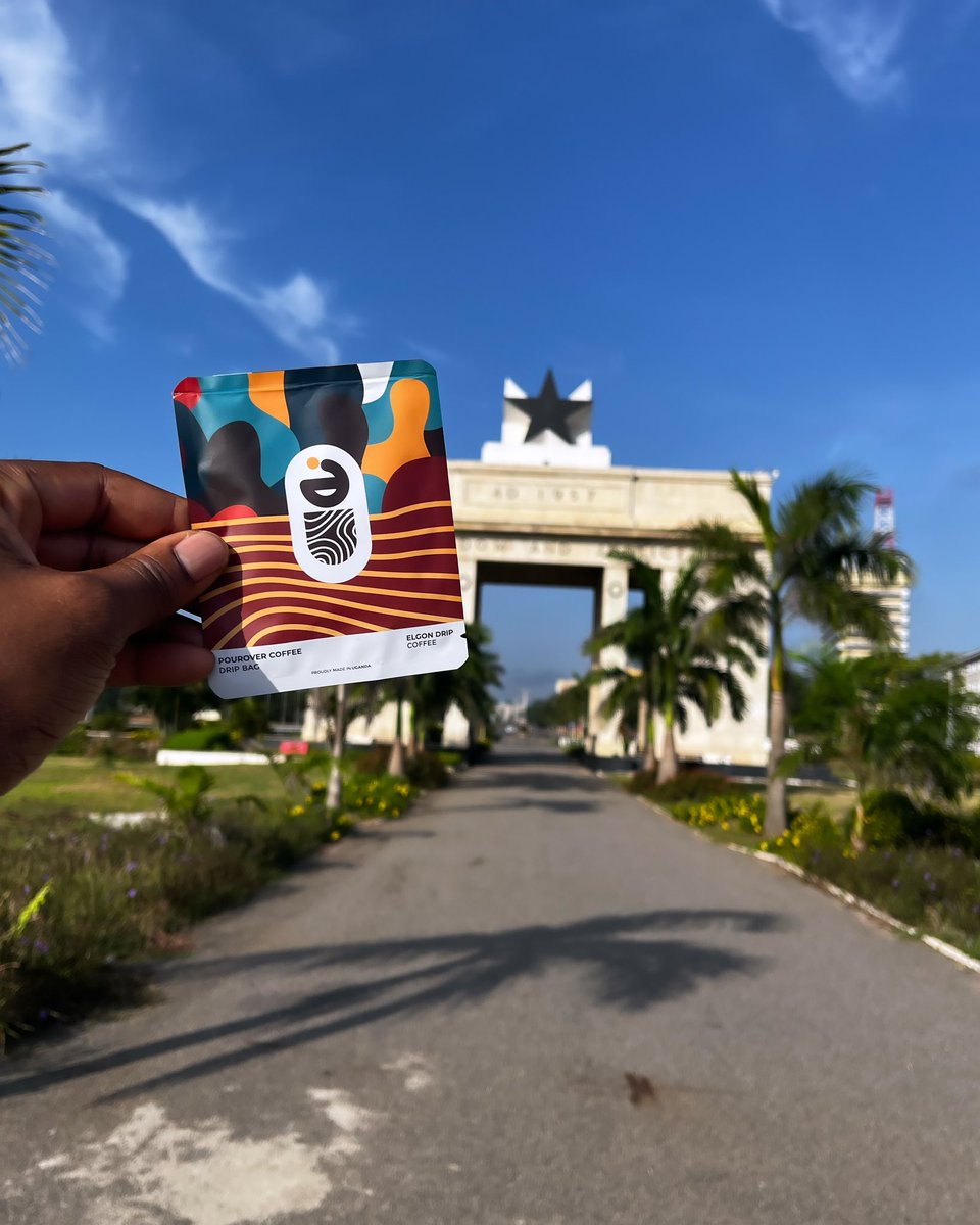 Sippin' on that Elgon magic ☕️ 🇺🇬 Uganda's finest arabica coffee bringing the drip to 🇬🇭 Ghana's Independence Square! 🌍✨ 

Who knew a coffee break could be this iconic? Order now: elgondripcoffee.com 

#ElgonDrip #CoffeeAdventures #GlobalFlavors #ugandancoffee #coffee