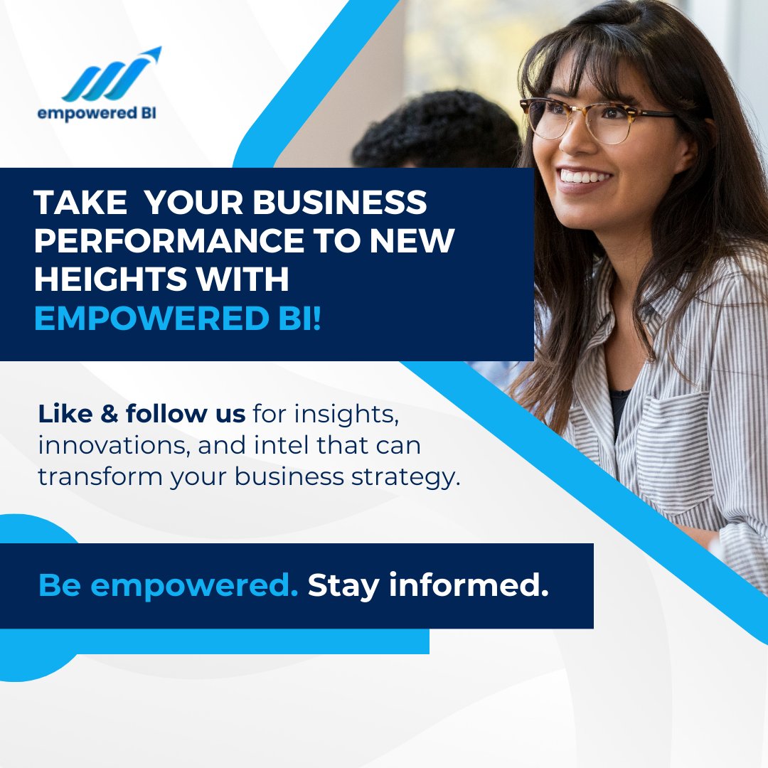 empoweredBI's tweet image. Dive into a world where data comes alive! Like and follow our journey as we unlock stories hidden within numbers. 

Hit that follow button and let’s illuminate the path to success together! 💡📊 

#empoweredBI #DataDrivenStories