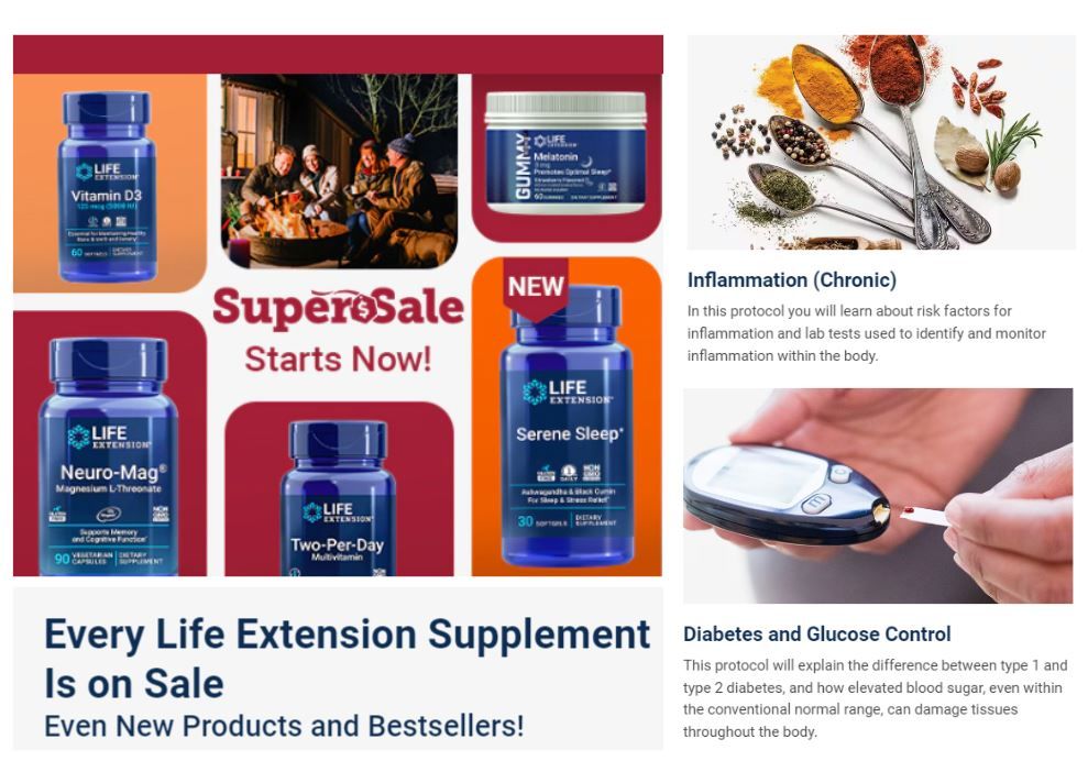 Put your health in order with LifeExtension Super Sale Doorbusters! Get 25% Off some of the best formulas, ends 11/17.
+ For your pets, get 10% Off Life Extension Dog Supplements!
bit.ly/lifeextensiond…