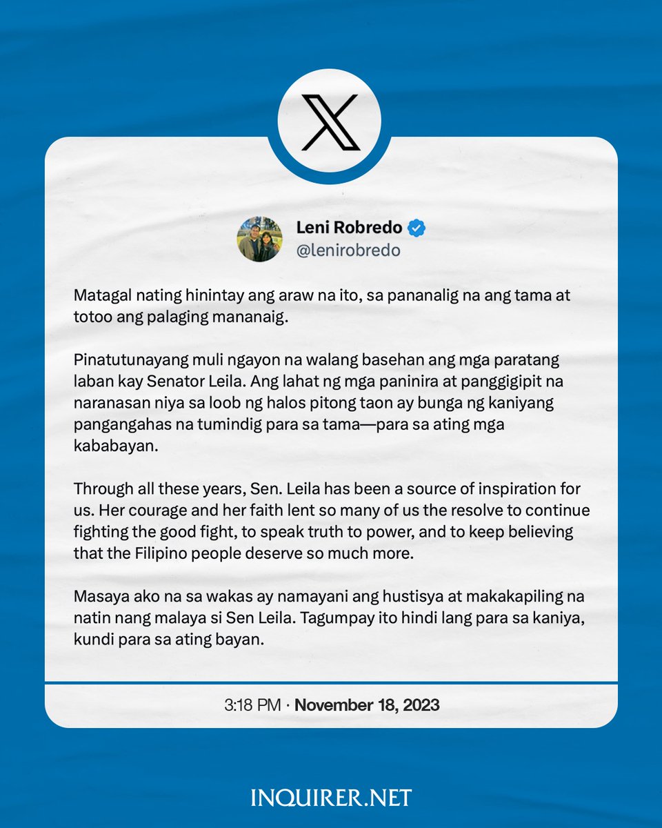 Inquirer tweet media