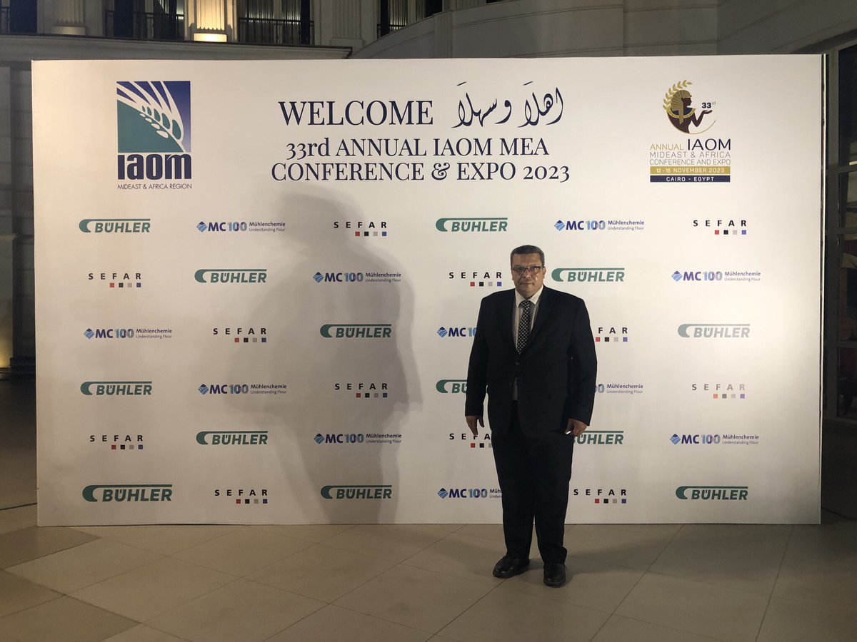 33rd Annual IAOM MEA Conference & Expo23 in Cairo - Egypt  reception 
#egypt #wheat #milling #wheatflour #africa #fortuna #africa #iaom #menaregion #grains #commodities #commoditytrading #commoditymarkets