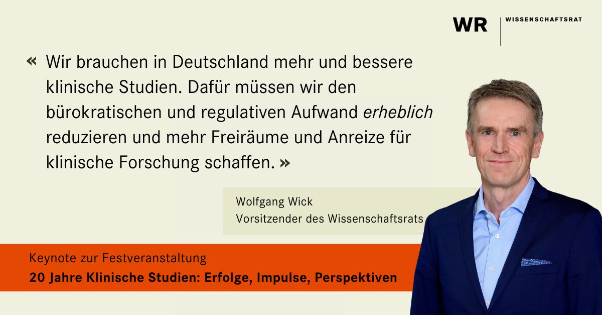 Danke @BMBF_Bund und <a href="/dfg_public/">DFG public | @dfg_public@wisskomm.social</a> für die spannende Veranstaltung und die Möglichkeit der Keynote für unseren #WissRat Vorsitzenden Wolfgang Wick. Seine komplette Rede zum Nachlesen ▶️wissenschaftsrat.de/download/2023/…