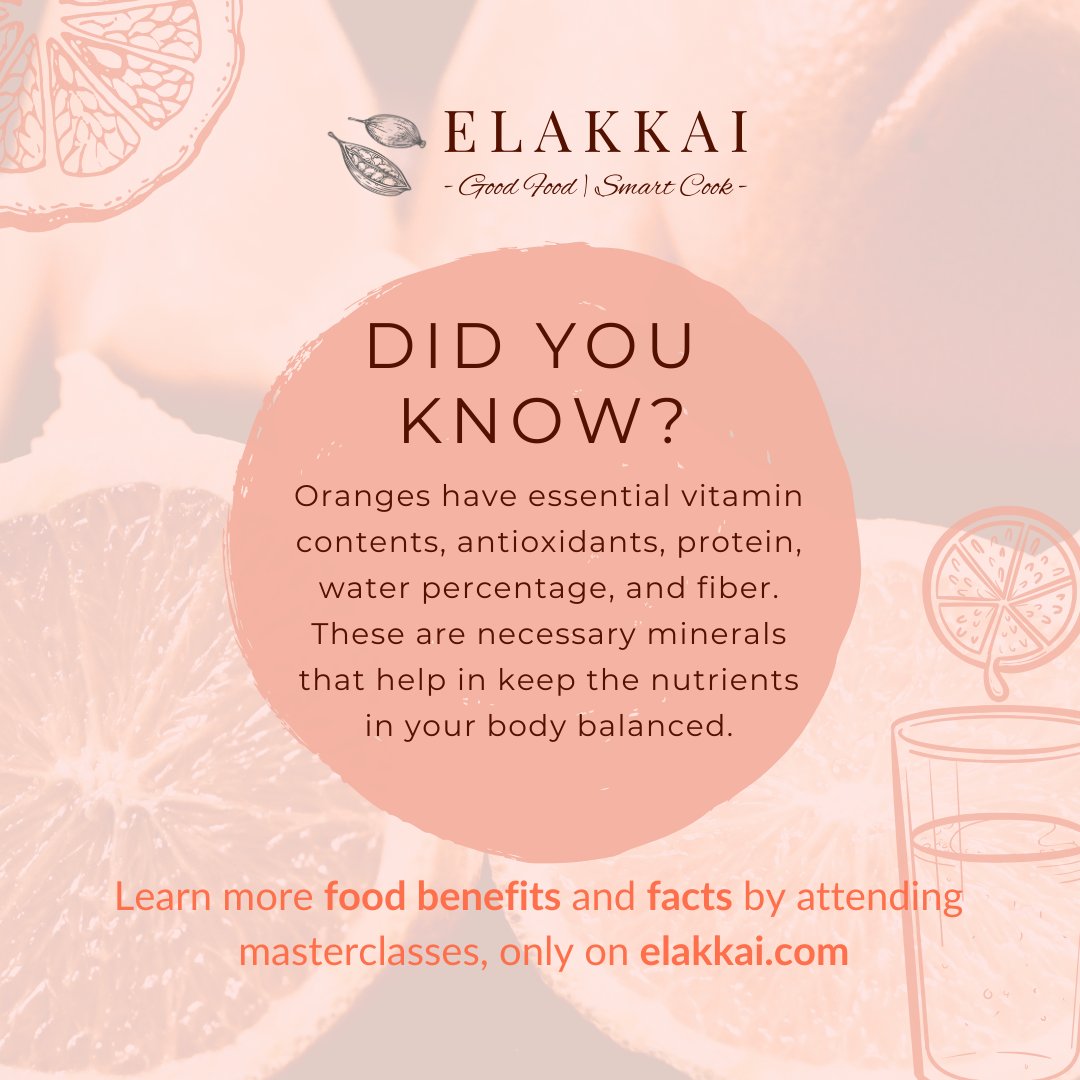 Elakkai_Recipe's tweet image. Master the art of healthy living! Elakkai.com&apos;s masterclasses empower you with insights into food benefits and facts, enabling a lifestyle that prioritizes nutrition. 

#CulinaryKnowledge #FoodMasterclasses #UnlockTheSecrets #EmpowerYourJourney #ExpandYourHorizons