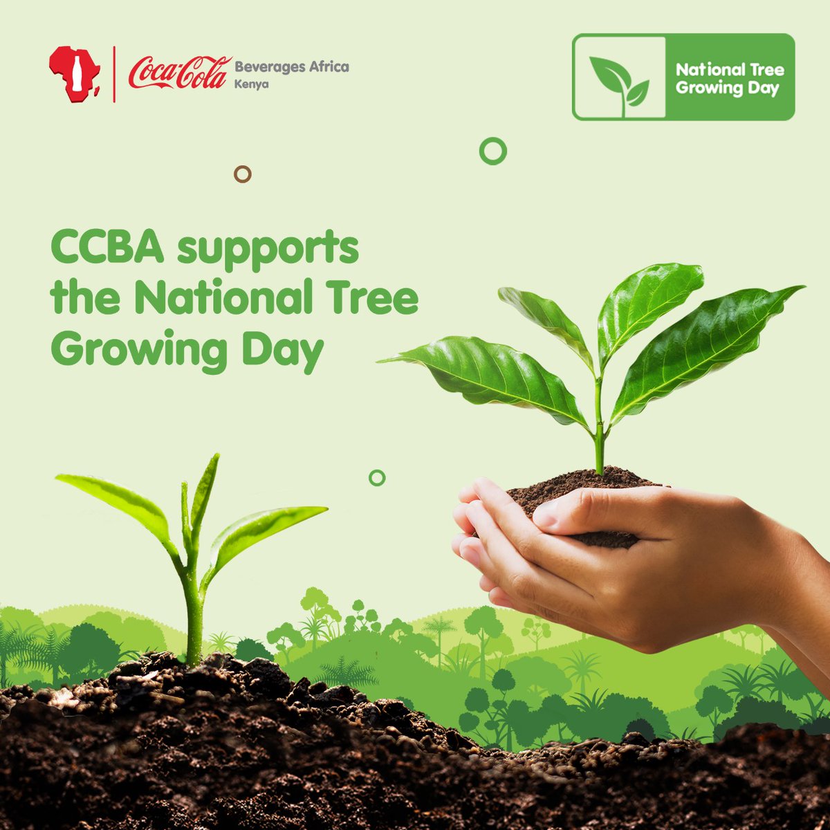 Celebrate #NationalTreeGrowing Day today by planting a tree to contribute to a better future one tree at a time! Each contribution aids in the restoration of forests and the protection of our ecosystem. #TreeGrowingDay2023  #Sustainability