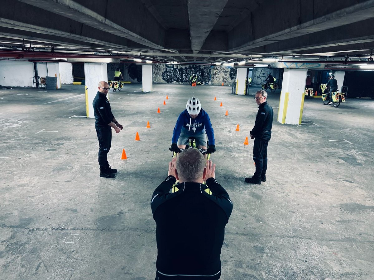 It’s been a busy few weeks as our CRU Paramedic Instructors have been leading cycling courses to prepare our new team members for their secondments. Well done all and welcome to the team! #publicsafetycycling #paramedics
